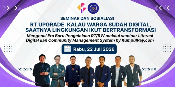 Seminar Literasi Digital RT Upgrade 2026 Transformasi Digital RT/RW bersama Mahasiswa ITB Vinus Bogor