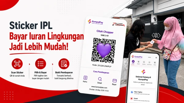 Cluster Chopper Hadirkan Sticker QR Digital untuk Permudah Pembayaran IPL Warga