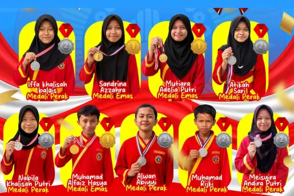 Membanggakan! 9 Siswa SMP Muhammadiyah Pamijahan Raih Medali Emas dan Perak di Warrior Championship